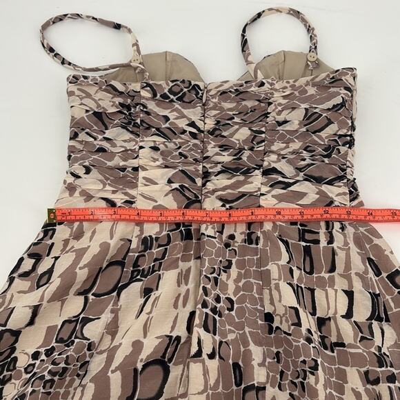 Nanette Lepore Women’s Snakeskin Print Cotton Silk Cami Top Removable Straps 4 - Picture 9 of 13